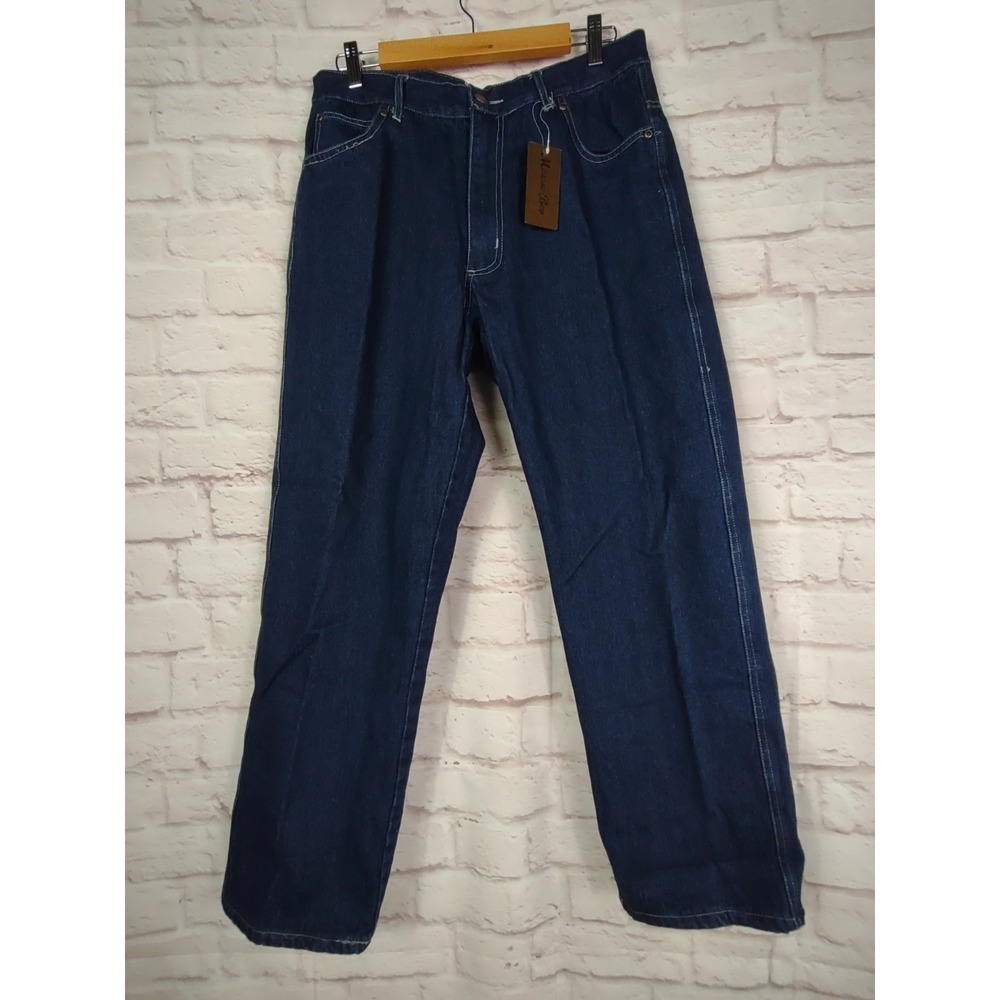 Marino Bay Natural Men's 34x30 (33 x 28) Fleece Lined Jeans New with Tags